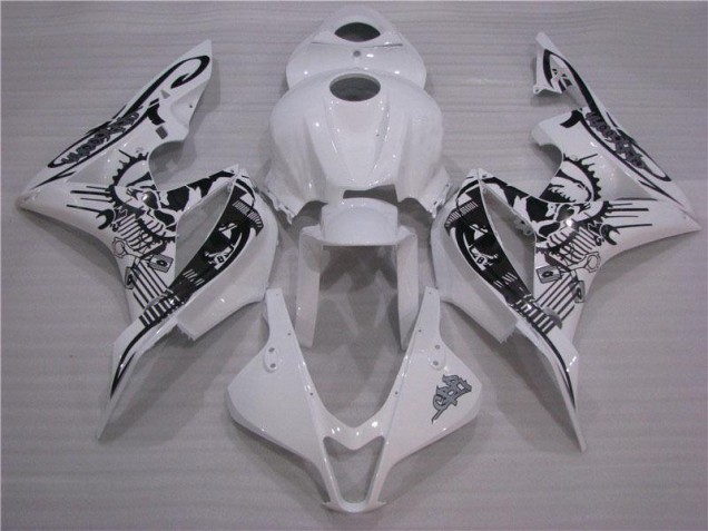2007-2008 Black White Honda CBR600RR Replacement Motorcycle Fairings UK 2007-2008 Black White Honda CBR600RR Replacement Motorcycle Fairings UK