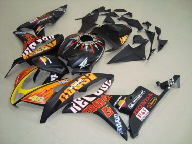 2007-2008 Matte Black Rossi Honda CBR600RR Motorcycle Fairing Kits UK