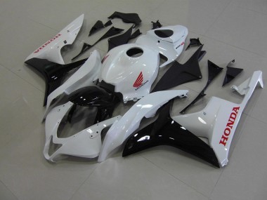 2007-2008 Pearl White Black Honda CBR600RR Bike Fairings UK