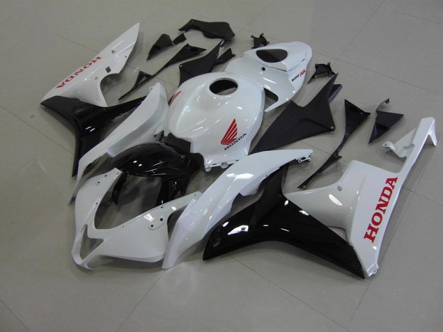 2007-2008 Pearl White Black Honda CBR600RR Bike Fairings UK