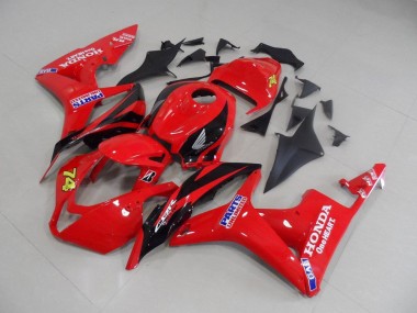 2007-2008 Red Black Race Honda CBR600RR Replacement Fairings UK