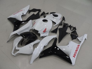 2007-2008 White Black Honda CBR600RR Replacement Motorcycle Fairings UK