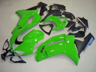 2007-2008 Green Matte Black Kawasaki ZX6R Motorcycle Fairing UK