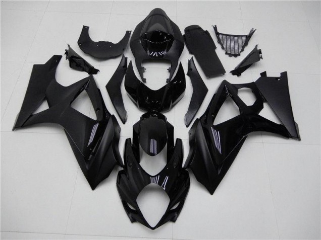 2007-2008 Glossy Matte Black Suzuki GSXR 1000 K7 Replacement Fairings UK 2007-2008 Glossy Matte Black Suzuki GSXR 1000 K7 Replacement Fairings UK