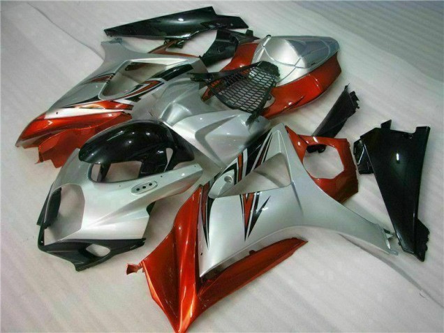 2007-2008 Brown Silver Suzuki GSXR 1000 K7 Motorbike Fairings UK 2007-2008 Brown Silver Suzuki GSXR 1000 K7 Motorbike Fairings UK