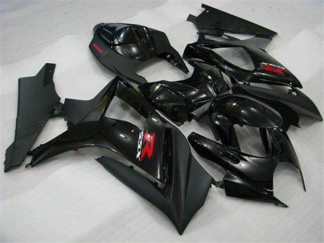 2007-2008 Black Suzuki GSXR 1000 K7 Motorcycle Fairing Kits UK 2007-2008 Black Suzuki GSXR 1000 K7 Motorcycle Fairing Kits UK