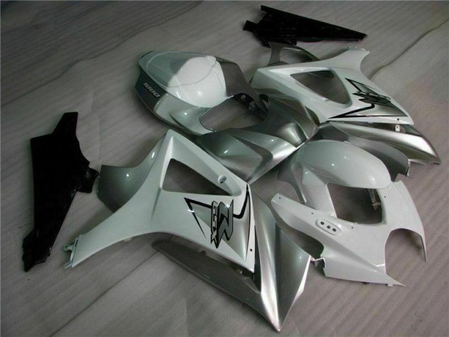 2007-2008 Silver White Suzuki GSXR 1000 K7 Motorbike Fairing UK 2007-2008 Silver White Suzuki GSXR 1000 K7 Motorbike Fairing UK