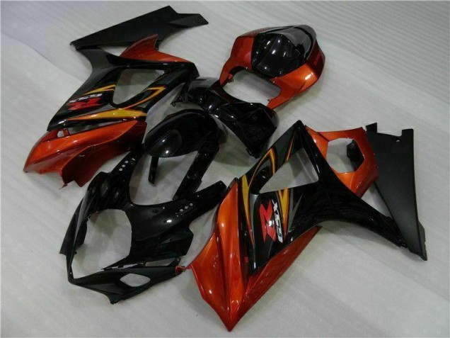 2007-2008 Black Suzuki GSXR 1000 K7 Motorcycle Fairing Kit UK 2007-2008 Black Suzuki GSXR 1000 K7 Motorcycle Fairing Kit UK