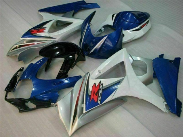 2007-2008 Blue White Suzuki GSXR 1000 K7 Bike Fairings UK 2007-2008 Blue White Suzuki GSXR 1000 K7 Bike Fairings UK