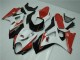 2007-2008 Red White Suzuki GSXR 1000 K7 Motorcycle Bodywork UK 2007-2008 Red White Suzuki GSXR 1000 K7 Motorcycle Bodywork UK