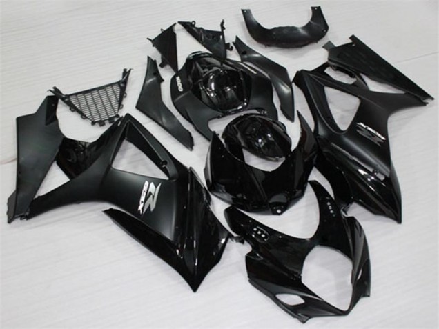 2007-2008 Black Suzuki GSXR 1000 K7 Motorcycle Replacement Fairings UK 2007-2008 Black Suzuki GSXR 1000 K7 Motorcycle Replacement Fairings UK