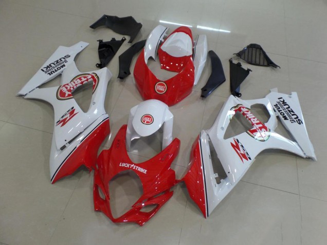 2007-2008 Lucky Strike Suzuki GSXR 1000 K7 Motorcylce Fairings UK 2007-2008 Lucky Strike Suzuki GSXR 1000 K7 Motorcylce Fairings UK