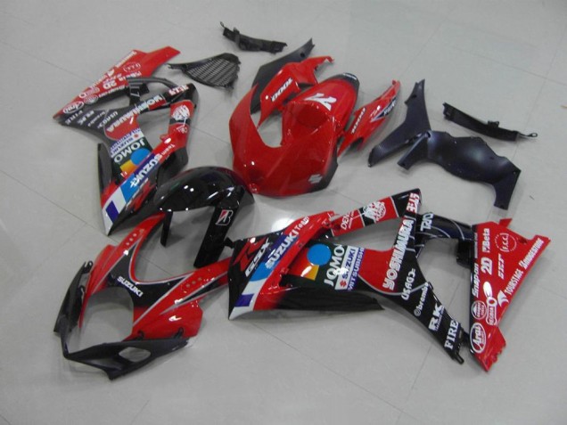 2007-2008 Red Suzuki GSXR 1000 K7 Motorcycle Fairing UK 2007-2008 Red Suzuki GSXR 1000 K7 Motorcycle Fairing UK