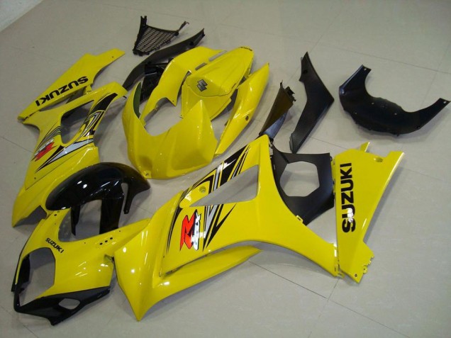 2007-2008 Yellow Suzuki GSXR 1000 K7 Motorcycle Fairings Kit UK 2007-2008 Yellow Suzuki GSXR 1000 K7 Motorcycle Fairings Kit UK