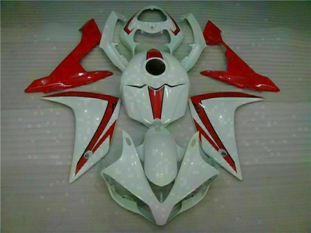 2007-2008 White Red Yamaha YZF R1 Motorbike Fairing UK 2007-2008 White Red Yamaha YZF R1 Motorbike Fairing UK