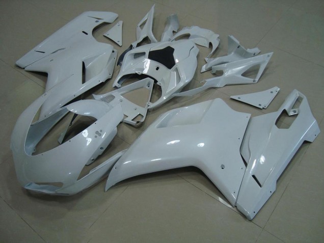 2007-2014 Glossy White Ducati 848 1098 1198 Moto Fairings UK 2007-2014 Glossy White Ducati 848 1098 1198 Moto Fairings UK
