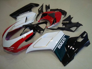 2007-2014 Tri Color Ducati 848 1098 1198 Moto Fairings UK