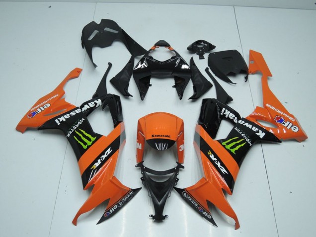 2008-2010 Orange Monster Kawasaki ZX10R Motorbike Fairing UK 2008-2010 Orange Monster Kawasaki ZX10R Motorbike Fairing UK