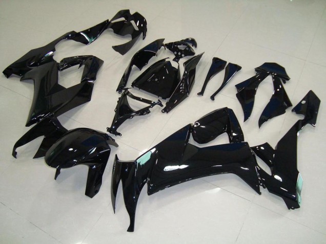 2008-2010 Glossy Black Kawasaki ZX10R Bike Fairing UK