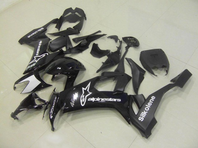 2008-2010 Black Silkolene Kawasaki ZX10R Bike Fairings UK 2008-2010 Black Silkolene Kawasaki ZX10R Bike Fairings UK