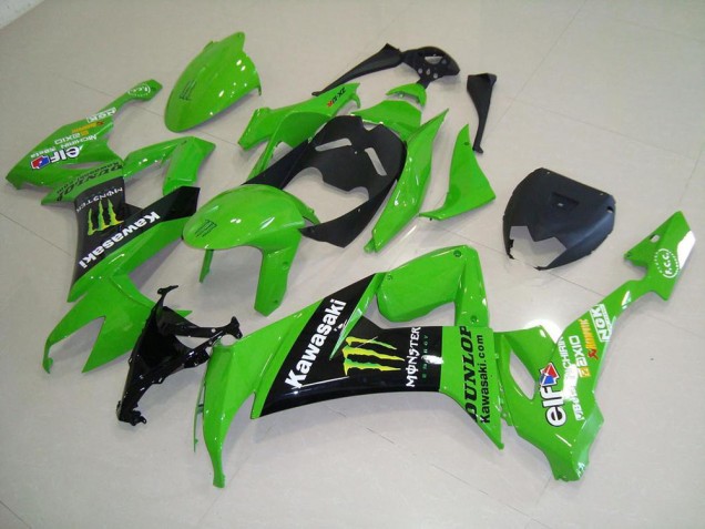 2008-2010 Green Monster Kawasaki ZX10R Motor Bike Fairings UK 2008-2010 Green Monster Kawasaki ZX10R Motor Bike Fairings UK