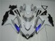 2008-2010 White Silver Blue Suzuki GSXR 600/750 Motorcycle Fairings Kit UK 2008-2010 White Silver Blue Suzuki GSXR 600/750 Motorcycle Fairings Kit UK