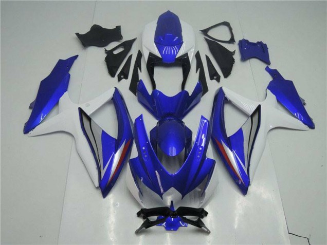 2008-2010 Blue White Suzuki GSXR 600/750 Motorcylce Fairings UK 2008-2010 Blue White Suzuki GSXR 600/750 Motorcylce Fairings UK