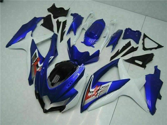 2008-2010 Blue White Suzuki GSXR 600/750 Motorcycle Fairings UK 2008-2010 Blue White Suzuki GSXR 600/750 Motorcycle Fairings UK