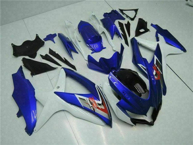 2008-2010 Blue White Suzuki GSXR 600/750 Motorcycle Fairings UK 2008-2010 Blue White Suzuki GSXR 600/750 Motorcycle Fairings UK