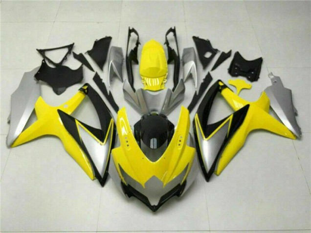 2008-2010 Yellow Suzuki GSXR 600/750 Replacement Motorcycle Fairings UK 2008-2010 Yellow Suzuki GSXR 600/750 Replacement Motorcycle Fairings UK