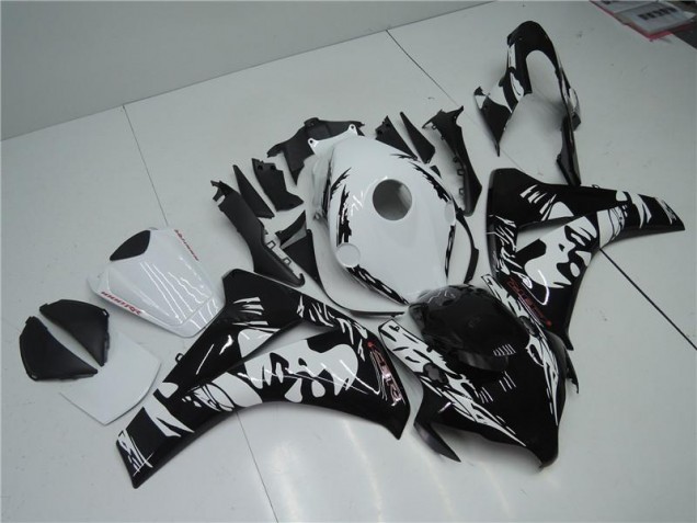 2008-2011 Black White Honda CBR1000RR Motorbike Fairing UK 2008-2011 Black White Honda CBR1000RR Motorbike Fairing UK