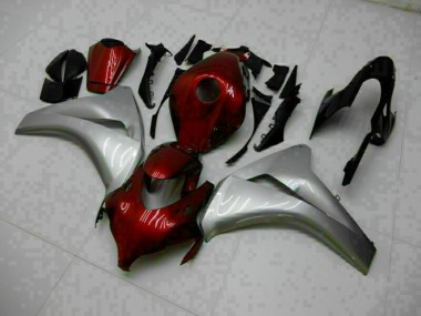 2008-2011 Red Silver Honda CBR1000RR Replacement Motorcycle Fairings UK