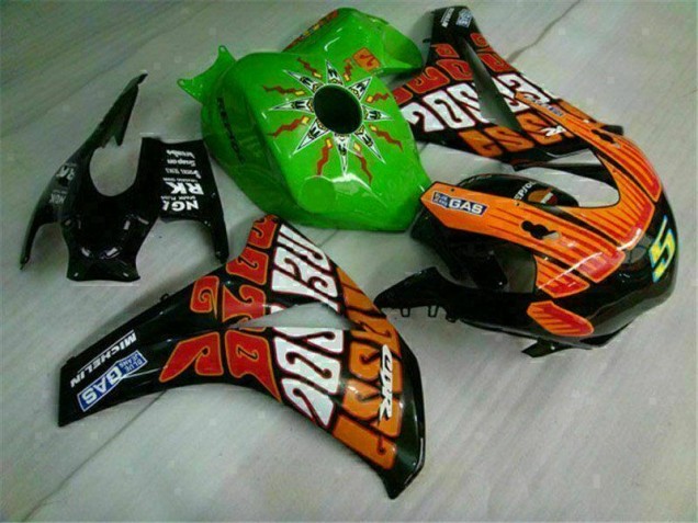 2008-2011 Green Orange Honda CBR1000RR Motorcycle Fairings Kits UK 2008-2011 Green Orange Honda CBR1000RR Motorcycle Fairings Kits UK