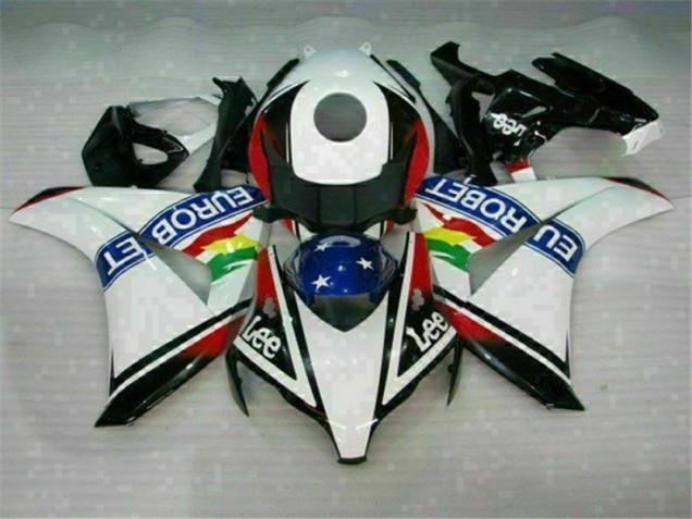 2008-2011 White Blue Red Eurobet Lee Honda CBR1000RR Motorcycle Fairing Kit UK 2008-2011 White Blue Red Eurobet Lee Honda CBR1000RR Motorcycle Fairing Kit UK