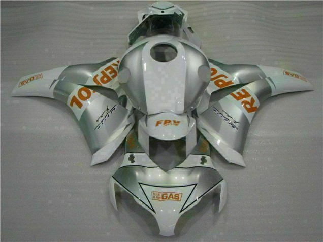 2008-2011 Silver Honda CBR1000RR Motorbike Fairing UK 2008-2011 Silver Honda CBR1000RR Motorbike Fairing UK
