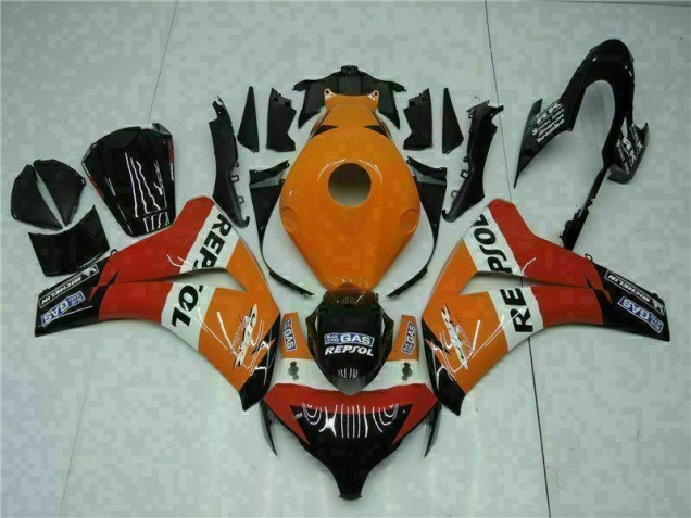 2008-2011 Orange Repsol Honda CBR1000RR Bike Fairing Kit UK 2008-2011 Orange Repsol Honda CBR1000RR Bike Fairing Kit UK