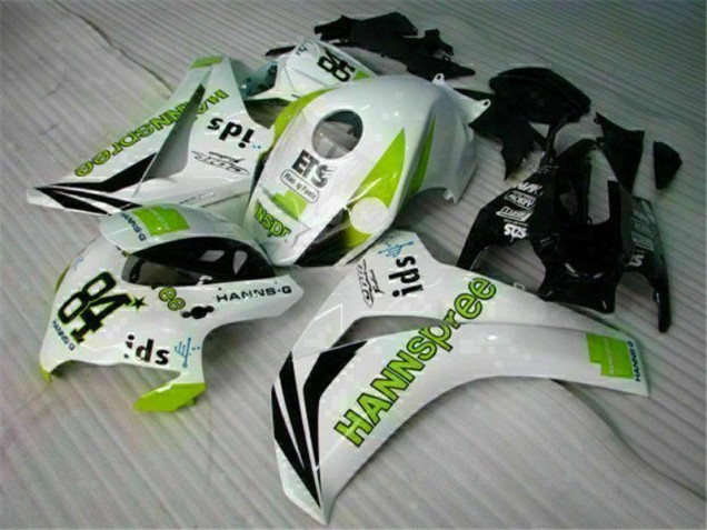 2008-2011 White Green Hannspree 84 Honda CBR1000RR Motorcycle Bodywork UK 2008-2011 White Green Hannspree 84 Honda CBR1000RR Motorcycle Bodywork UK