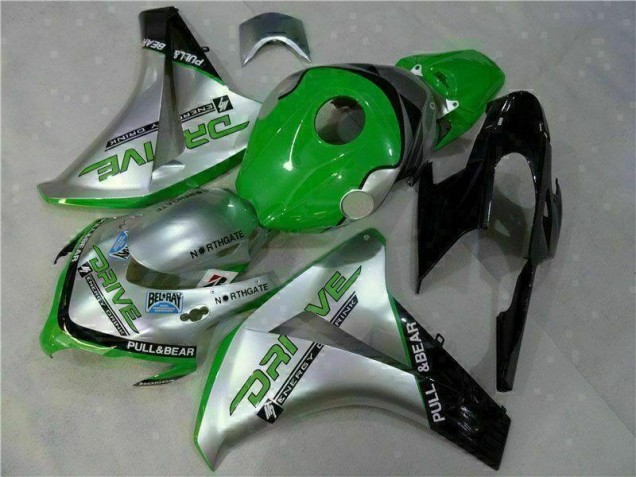 2008-2011 Green Silver Honda CBR1000RR Moto Fairings UK 2008-2011 Green Silver Honda CBR1000RR Moto Fairings UK