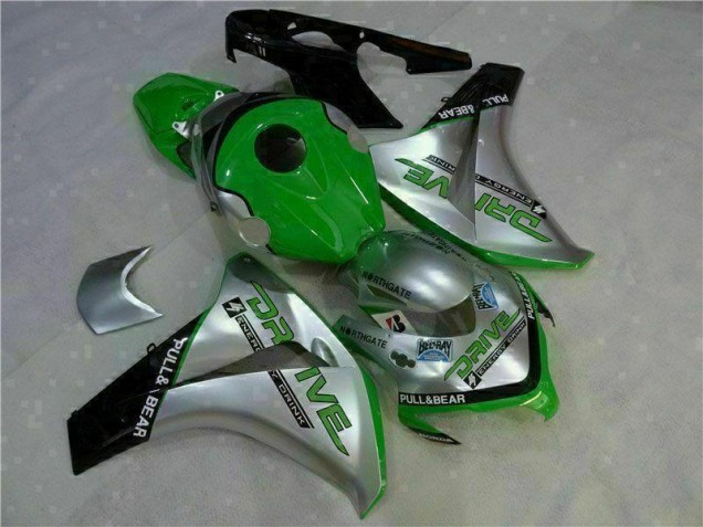 2008-2011 Green Silver Honda CBR1000RR Moto Fairings UK 2008-2011 Green Silver Honda CBR1000RR Moto Fairings UK