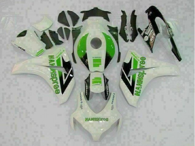 2008-2011 Green White Honda CBR1000RR Motorcycle Fairings Kit UK 2008-2011 Green White Honda CBR1000RR Motorcycle Fairings Kit UK
