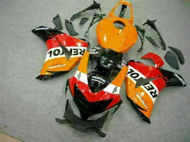 2008-2011 Orange Repsol Honda CBR1000RR Motorcycle Fairing Kits UK 2008-2011 Orange Repsol Honda CBR1000RR Motorcycle Fairing Kits UK