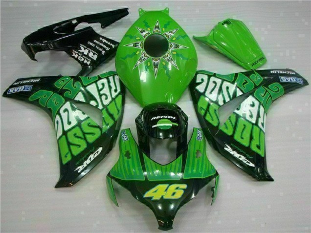 2008-2011 Green Honda CBR1000RR Motorbike Fairing UK 2008-2011 Green Honda CBR1000RR Motorbike Fairing UK