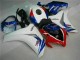 2008-2011 White Blue Honda CBR1000RR Bike Fairing & Plastics UK 2008-2011 White Blue Honda CBR1000RR Bike Fairing & Plastics UK