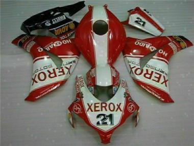 2008-2011 Red Xerox 21 Honda CBR1000RR Motorcycle Fairings Kit UK