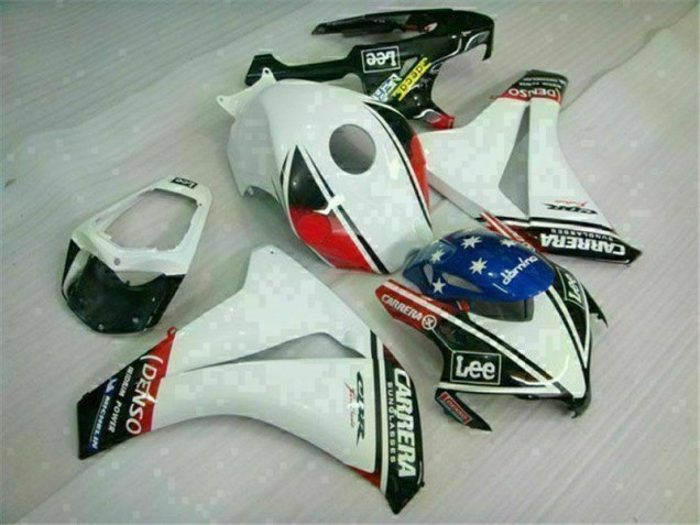 2008-2011 White Honda CBR1000RR Motorcycle Fairings & Plastics UK 2008-2011 White Honda CBR1000RR Motorcycle Fairings & Plastics UK