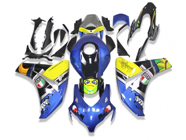 2008-2011 Blue Shark Honda CBR1000RR Motor Fairings UK 2008-2011 Blue Shark Honda CBR1000RR Motor Fairings UK