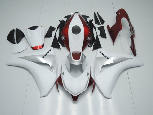 2008-2011 Candy Red White and Silver Honda CBR1000RR Motorcycle Fairing Kits UK 2008-2011 Candy Red White and Silver Honda CBR1000RR Motorcycle Fairing Kits UK