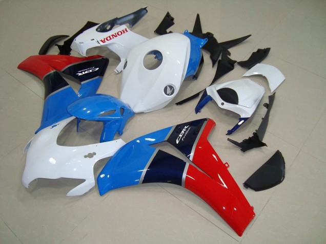 2008-2011 White Blue Red Honda CBR1000RR Motorcyle Fairings UK 2008-2011 White Blue Red Honda CBR1000RR Motorcyle Fairings UK