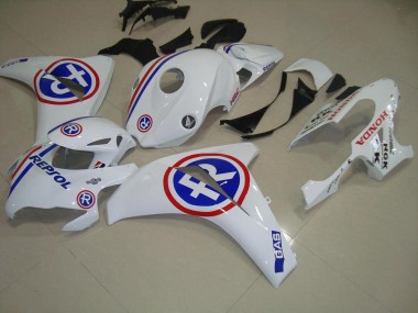 2008-2011 White Repsol Honda CBR1000RR Motorcycle Fairing Kits UK