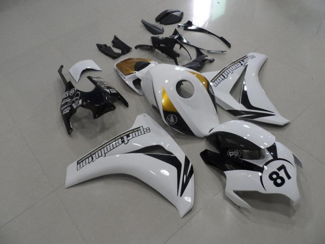 2008-2011 Black and White and Gold Honda CBR1000RR Bike Fairings UK 2008-2011 Black and White and Gold Honda CBR1000RR Bike Fairings UK